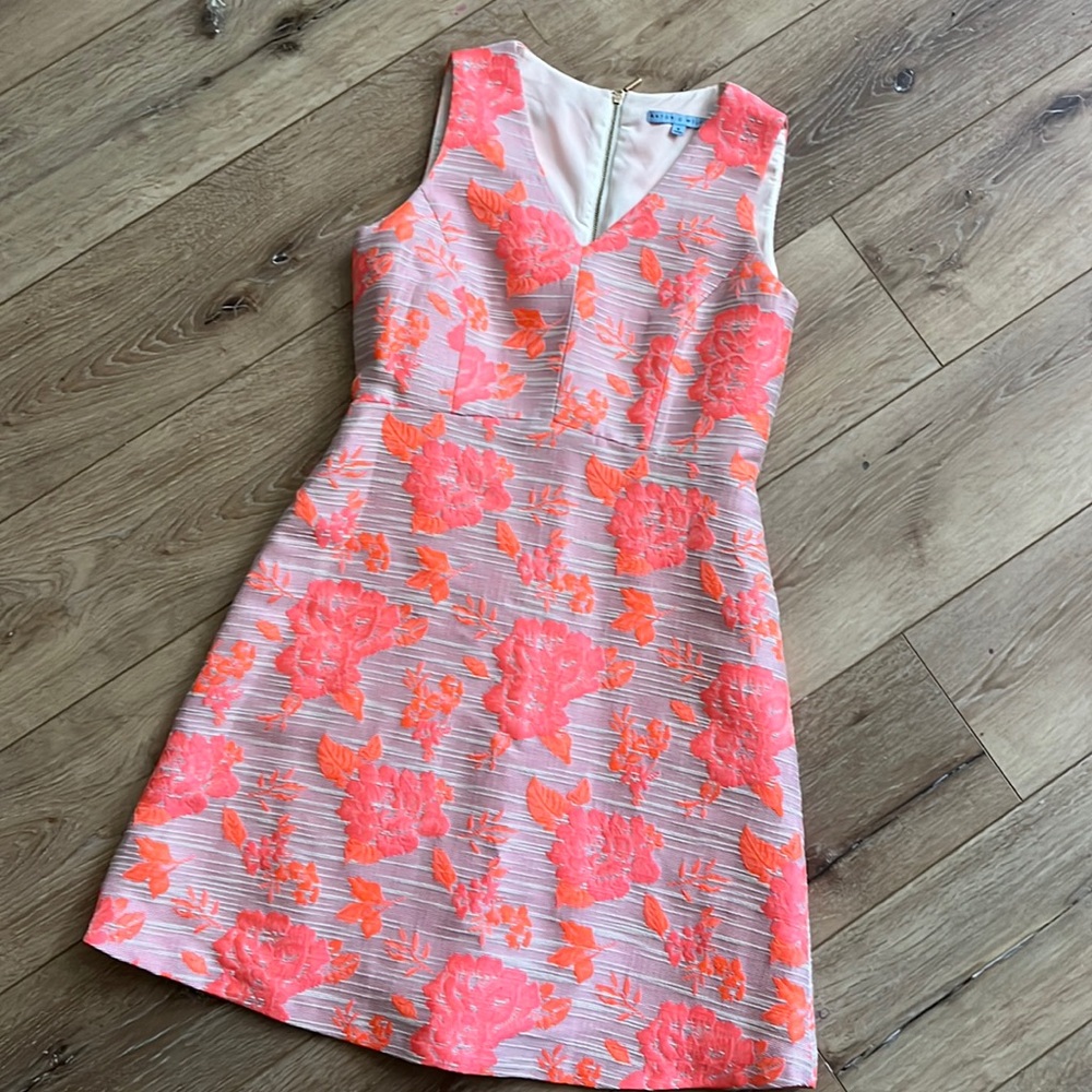 Antonio Melani Vibrant Neon Flower Dress 6